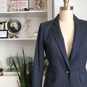 Banana Republic navy wool blazer jacket
